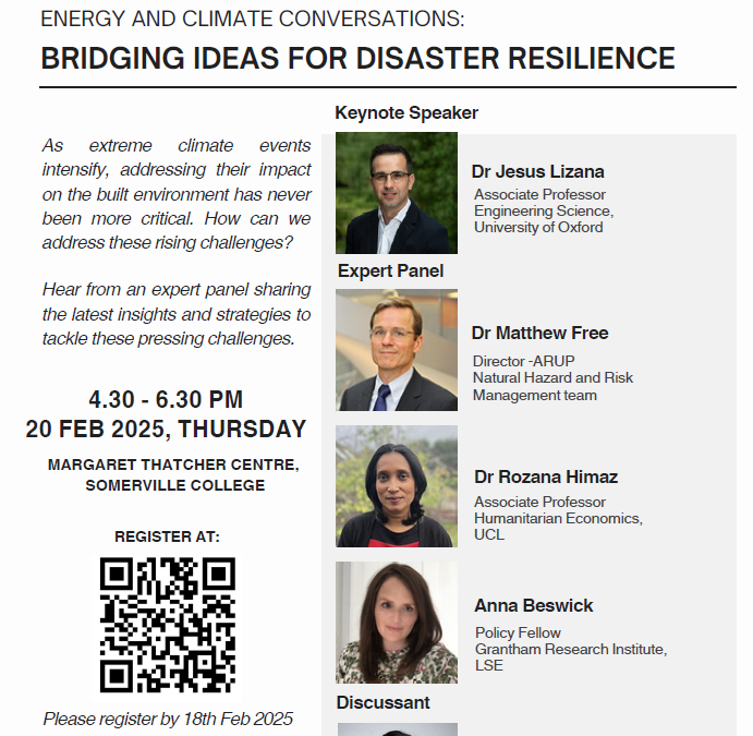 Bridging Ideas for Disaster Resilience