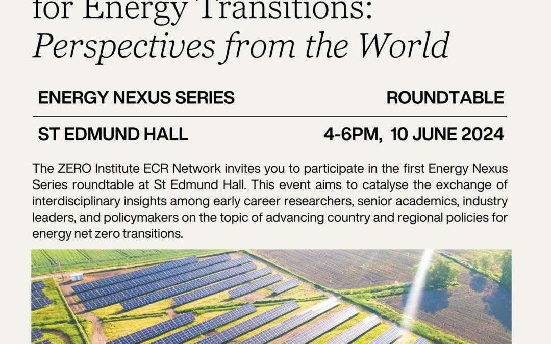 Policy Engagement for Energy Transitions: Perspectives from the World
