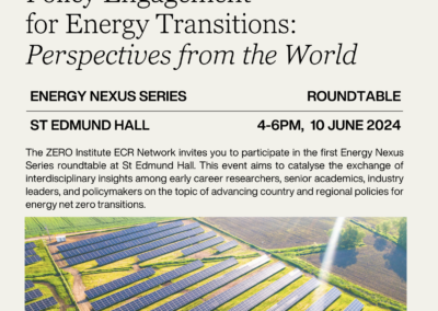 Policy Engagement for Energy Transitions: Perspectives from the World