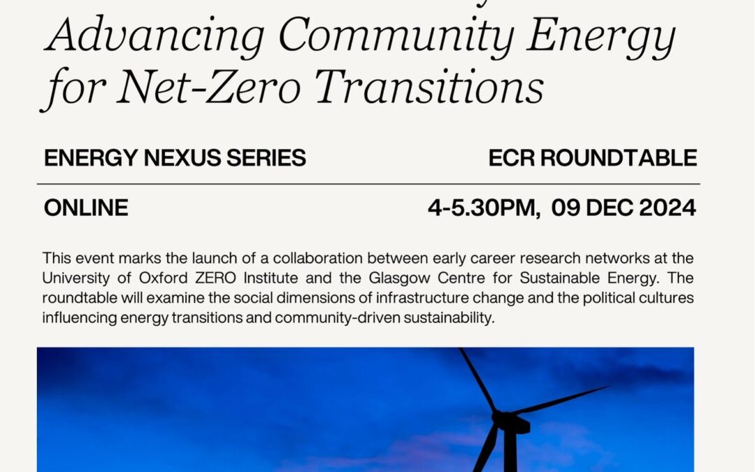 Collaborative Pathways Advancing Community Energy for Net-Zero Transitions