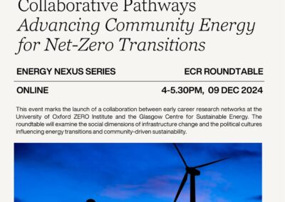 Collaborative Pathways Advancing Community Energy for Net-Zero Transitions