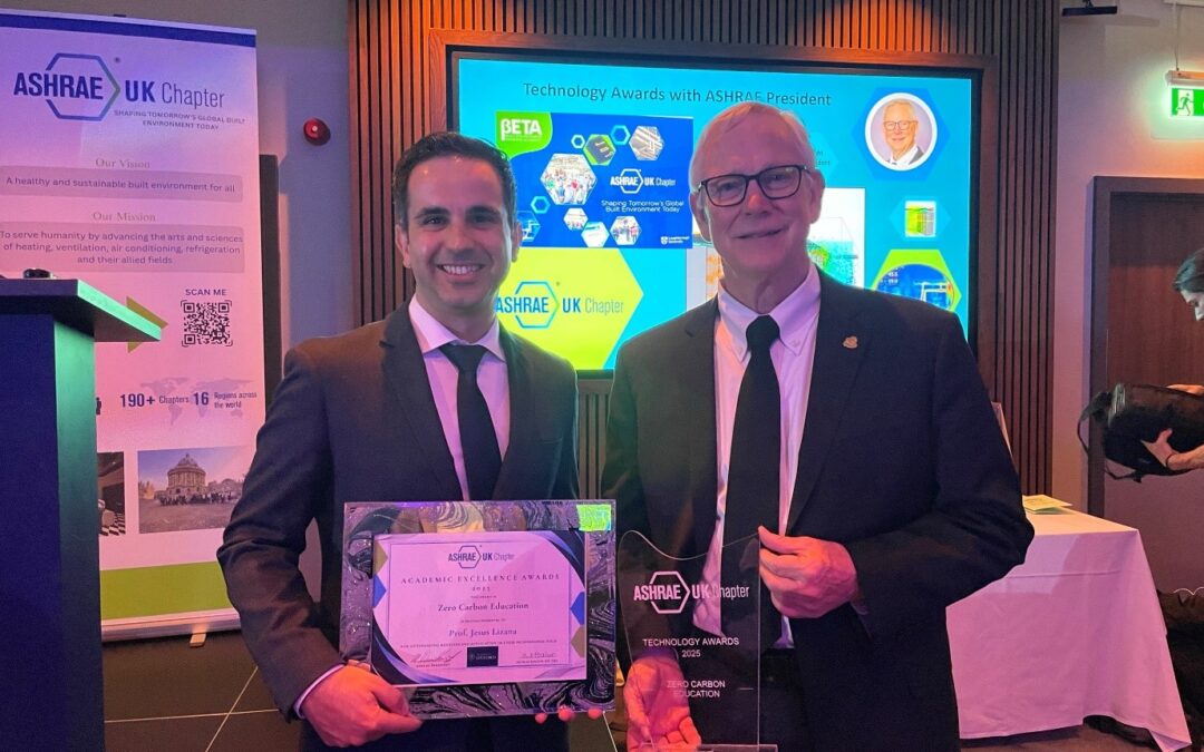 ZERO Institute wins ASHRAE 2025 Award for Zero Carbon Education