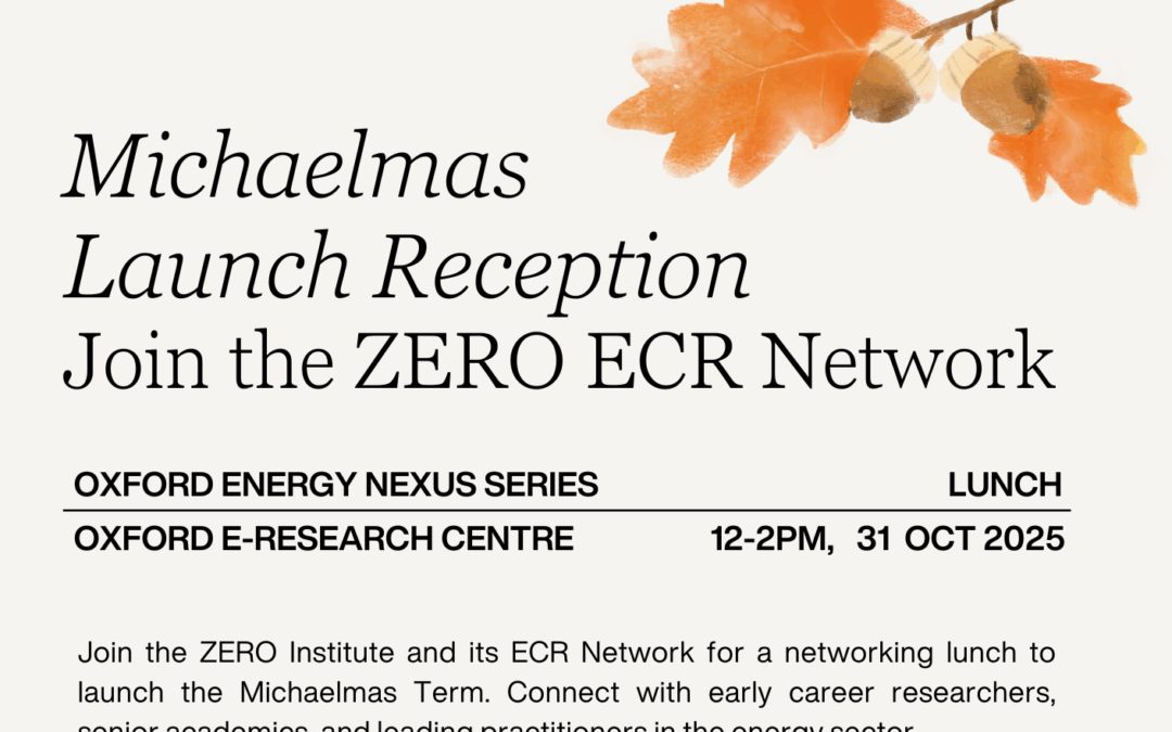 Michaelmas Term Launch Reception