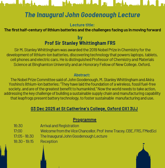 The ZERO Institute’s John Goodenough Lecture 2025