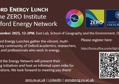 Oxford Energy Lunch, Michaelmas Term 2025