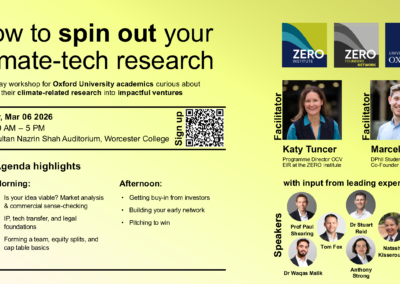 How to Spin out Your Climate-Tech Research 2026