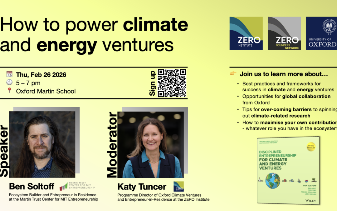 How to power Climate and Energy Ventures
