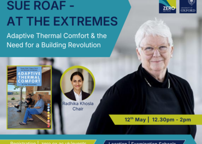 Sue Roaf – At the Extremes – Adaptive Thermal Comfort & the Need for a Building Revolution