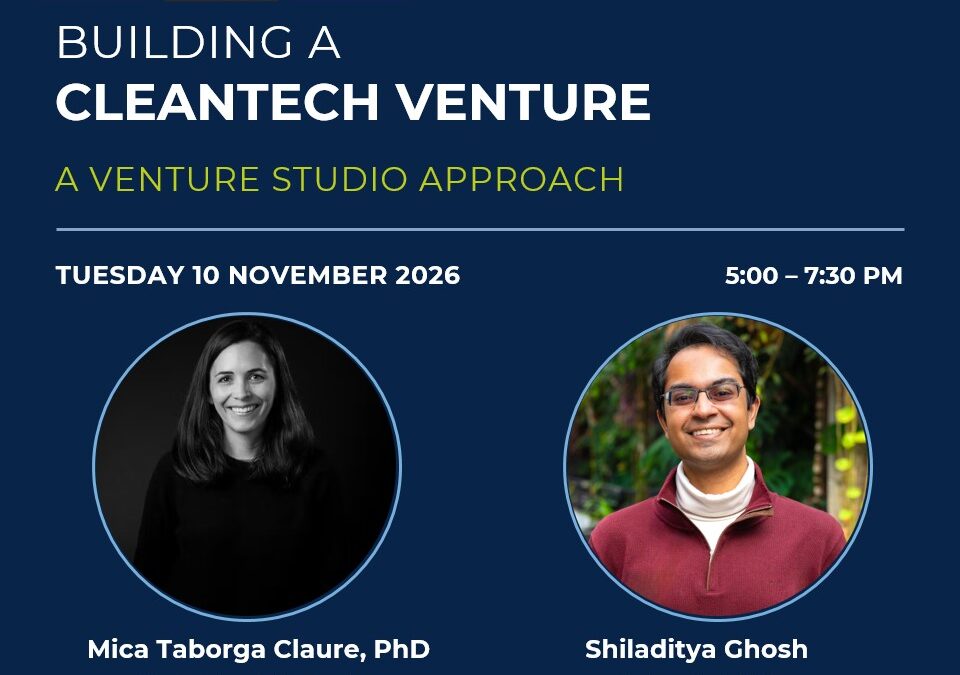 Building a Cleantech Venture: A Venture Studio Approach