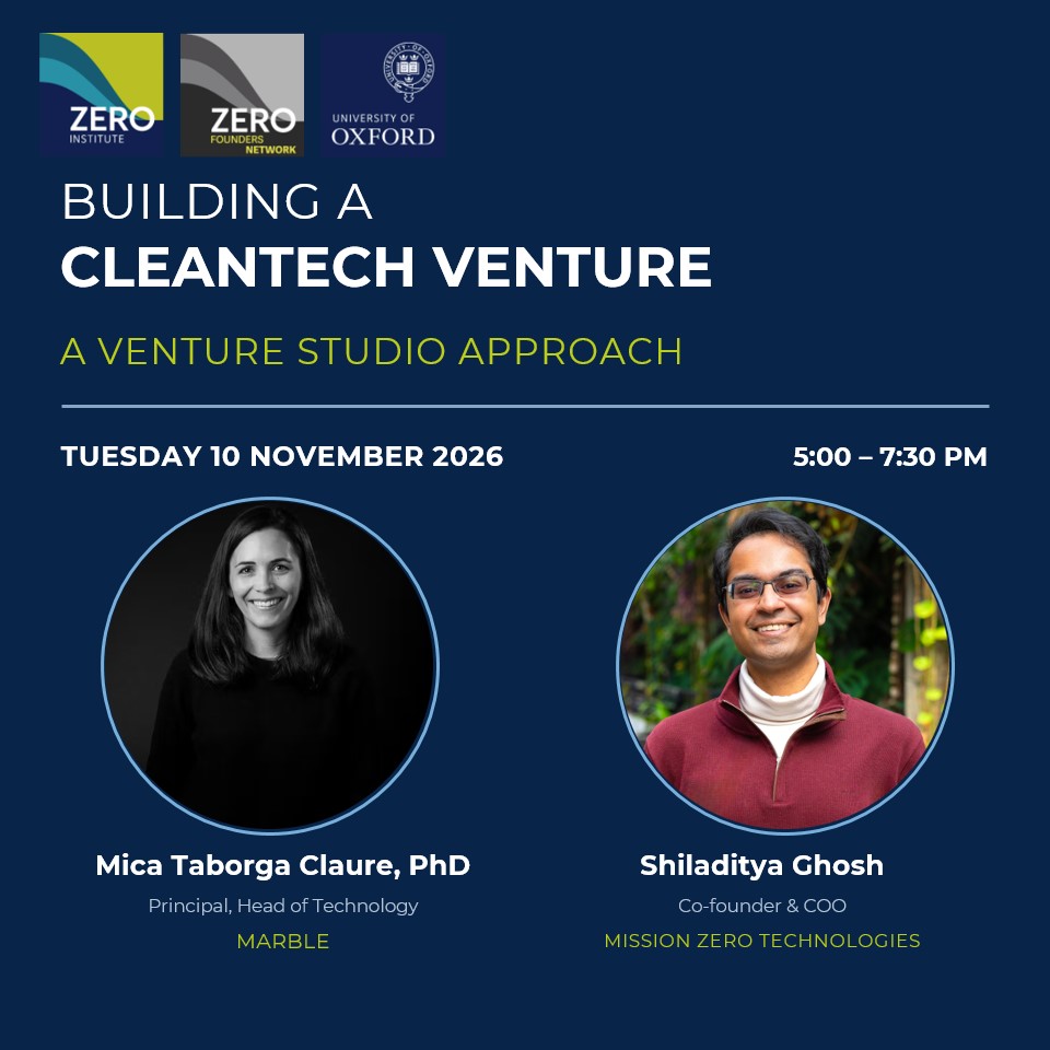 Build a Clean Tech Venture