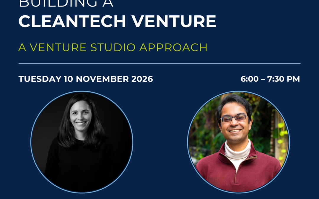 Building a Cleantech Venture: A Venture Studio Approach
