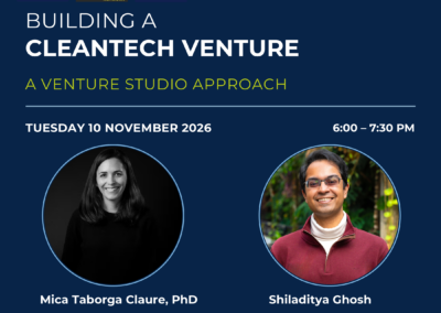 Building a Cleantech Venture: A Venture Studio Approach